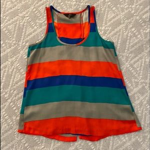 Jack by BB Dakota striped swing top with open back